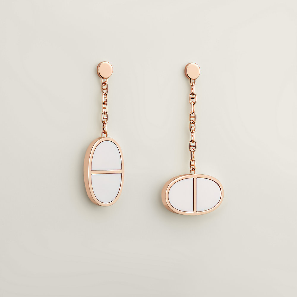 Chaine d'ancre Verso earrings | Hermès Macau SAR